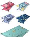 VAS COLLECTIONS 10 Pcs Cotton Floral Pillow Cover Set (5 Pairs) | 180 TC Supersoft Brushed Microfiber – Breathable & Wrinkle Free – 10 Pcs Set | Multicolor