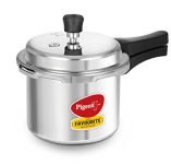 Pigeon by Stovekraft Favourite Outer Lid Non Induction Aluminium Pressure Cooker, 3 Litres (Silver)