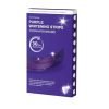 Purple Teeth Whitening Strips with PAP and Hydroxyapatite, Peroxide-Free Oral Care Strips for Surface Stain Care, 14 Strips for 7 Applications, 30-Minute Use