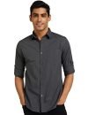 Amazon Brand – Symbol Men’s Solid Regular Fit Full Sleeve Cotton Casual Shirt (AZ-SY-RR-12A-05_Grey_Large)