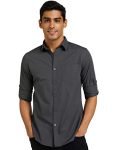 Amazon Brand – Symbol Men’s Solid Regular Fit Full Sleeve Cotton Casual Shirt (AZ-SY-RR-12A-05_Grey_Large)