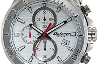 Titan Octane Chronograph Silver Dial Men Watch -NM90087KM01 / NL90087KM01/NP90087KM01