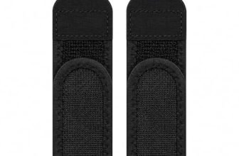 Hddify Buckle-Free Elastic Waistband Belt Set of 2, Adjustable Metal Hook Stretch Straps, Invisible Belt Alternative for Jeans, Pants and Work Trousers for Men and Women