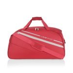 Lavie Sport Polyester Strato Medium 55 Cms Duffle Bag | Spacious Duffle Bag for Weekend Getaways, 26 cm, Red