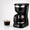 Inalsa Brew Matic DX |Anti Drip|See Through 680ml Carafe|630ml Water Tank |650W with Anti Drip & Keep Warm Function|Overheat Protection|See Through |Reusable Coffee Filter 6 Cups Coffee Maker(Black/Silver)