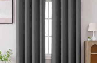 Cortina 80-90% Blackout Solid Door Curtains 9 Feet Set of 2 – Thermal Insulated | Curtain for Living Room | Drapes for Bedroom | (9 Feet, Grey)