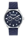 FCUK TRACKOR FW25 Men’s Analog Watch with Blue Case & Matt Blue Dial – FC182U