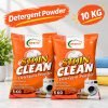 Brono Active Wash Deep Cleaning Detergent Powder Detergent Powder(9.8 kg)