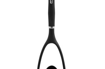 BERGNER Master Pro Nylon Potato Pav Bhaji Masher for Kitchen (Black)