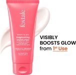Foxtale Brightening Moisturiser with Vitamin C & Niacinamide|Brightens, Fades Dark Spots(100 ml)