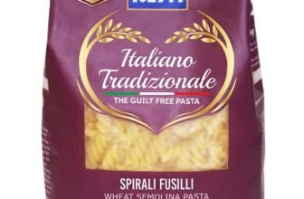 Keya Fusilli Pasta 1kg, 100% Durum Wheat Pasta | Vegetarian | No MSG | Low in Calories | No Trans Fats | Healthy | Cooked in 10 Minutes