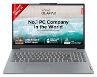 Lenovo IdeaPad Slim 3 Ryzen 7 5825U 15.6″ (39.6cm) FHD Thin and Light Laptop (16GB RAM/512GB SSD/Integrated AMD Radeon Graphics/Windows 11/ Office 2024/Grey/1.6Kg), 82XM01CBIN