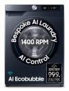 Samsung 12 kg, 5star, AI Control, AI Ecobubble, Super Speed, Wi-Fi, Hygiene Steam with Inbuilt Heater, Digital Inverter, Fully-Automatic Front Load Washing Machine (WW12DG6B24ASTL, Navy)