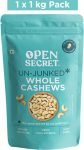 OPEN SECRET Premium Whole Kaju / Cashews(1 x 1000 g)