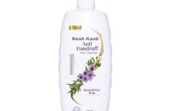 Patanjali Kesh Kanti Anti-Dandruff Hair Cleanser 650 ml, Natural Shampoo for Dandruff & Hairfall, Scalp Cleansers for Men and Women, All Hair Types
