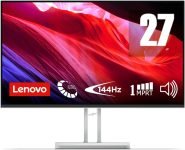 Lenovo L-Series 68.58 cm (27 inche) Full HD LED Backlit IPS Panel with 99% sRGB, 1xHDMI1.4, 1xVGA, Tilt-able Stand, 3WX2 Inbuilt Speakers, Customization Artery, Smart Display Monitor (L27-4C)(AMD Free Sync, Response Time: 1 ms, 144 Hz Refresh Rate)