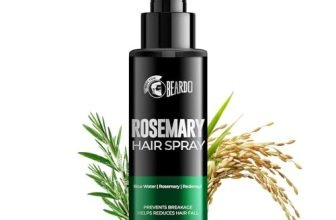 Beardo Rosemary Hair Spray with Redensyl & Rice Water | Activates Natural Hair Growth, Reduces Hair Fall & Breakage | Strengthens Roots | Non-Sticky Daily Hair Tonic for Men- 100ml