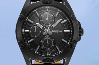 Titan Titan Octane Multifunction Black Dial Black LeatherStrap Automatic Analog Watch  – For Men