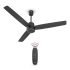 Havells Fab Bldc Ceiling Fan 1200Mm (Made In India), 380 Rpm, Savings Upto 65%, Reverse Rotation, 4 Modes (Boost,Sleep,Breeze,Mop), Low Wattage 30W, Low Noise, Air Flow:225 Cmm, 3Y Warranty, Black