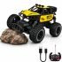 Zivvy Yellow RC Car Rock Crawler Remote Control Car with LED Headlight, Rechargeable Battery High Speed Off Road RC Car, Monster Truck Toy Car for Kids & Boys 7-14 Years | Remote Control Car Toy Gift