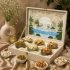 Riwaz Luxury Flower Dry Fruit Gift Box for Diwali, Corporate, Wedding & Festive Gifting | Elegant Hamper with Almonds, Cashews, Raisins, Khumani, Pistachios & Walnuts. 650 grams
