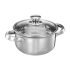 Renberg Blue Orchid Fry Pan 24 cm diameter 1 L capacity(Aluminium, Non-stick)
