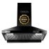 Wonderchef Galaxy 4 Burner Cooktop | 2 Medium, 2 Small Wide Spaced Burners | Highly Efficient Tri-pin Brass Burners | Precise Flame Control | BIS Approved 6mm Toughened Glass Top | 2 Year Warranty