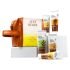 Nayasa Revello 1000 ML Pet Plastic Fridge Water Bottles Set of 6 | BPA Free | Leak Proof | Airtight Lid | Orange