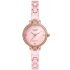TIMEX Analog Watch for Women with Mother of Pearl Pink Round Dial & Pink Ceramic Bracelet Band Water Resistant Women’s Wrist Watches – TWEL15701