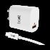 boAt 18W Power WCD QC3A Charger combo (Type C )(White, Cable Included)