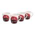 Larah Diana Opalware Glass Dinner Set, 25-Pieces, White