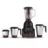 Havells Prisma 750 W 4 Jar Mixer Grinder| 3 Speed With Pulse Function| Air Vent Technology| Stainless Steel Blades| Wider Mouth Jars| Overload Protecton| 2-Year Product Warranty (Black)