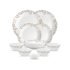 La Opala Opal Glass Crockery | for Family of 2 | Dinner Set 10 pcs Spring Meadows | Plates & Bowls for Dining | Microwave Safe | 100% Vegetarian | Extra Strong | Extra Light & White