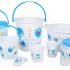 Nayasa Flora 8 Piece Bathroom Accessories Set, Complete Plastic Bathroom Utility Combo With Bucket, Mug And Daily Use Essentials For Home, Blue