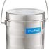 Neelam Stainless Steel Size 15 22 Gauge Diamond Milk Pot With Wire Handle, 3650 Ml, Silver Finish, Trusted Quality & Elegant Air Tight Storage Container,Ideal For Storing Milk, Perfect For Daily Use
