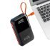 Wings Power Bolt 20000Mah, 12W Powerbank Fast Charging, Dual Output Powerbank With Led Indicator Display, Li-Polymer, Multi- Protection Powerbank For Iphone, Android & Other Devices, Made In India