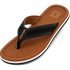Kraasa Dailystep Men’S Diabetic Footwear | Doctor Inspired | Wide Toe Box | Orthopedic Flip Flop | Pressure-Relief Cushion | Anti-Skid Waterproof Eva Slipper For Men Tan Uk 8