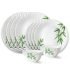 Signoraware Bpa Free Plastic Square Dinner Set | Microwave Safe | Unbreakable & Lightweight | Odor-Free | Great For Parties & Gatherings | Ideal For Regular Home Meals (Set Of 23 Pcs | Lemonyellow)