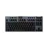 Logitech G915 X Lightspeed TKL Low-Profile Wireless Gaming Keyboard, Double-Shot PBT Keycaps, Fully Programmable Keys, RGB Backlighting, Sleek Aluminum Finishing, GL Brown Tactile – PC/Mac- Black