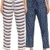 Indigo Women’s Pack of 2 Pajamas(AW21/BLC-086J_ Navy+ Red_Medium)