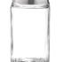 Amazon Brand – Solimo Drip Window Steel Jacketed Glass Jars | Set of 2 | Multipurpose Kitchen Organizer with See-Through Window | 1200 ml | Silver