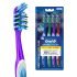 Oral-B Criss Cross Gum Care Soft Toothbrush For Adults, Soft Bristles, Healthier Gums, Multicolour Tooth Brush Set, Oral B Dentist Recommended Brand (Family Pack Of 4)