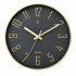 Nautica L 12 Inch L Wall Clock With Silent Sweep Technology L Watch L Large Size L 1Pc L Abs 3D Matt Rim L Solid Matt L Grey/Gold