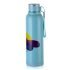 Amazon Brand – Solimo Plastic Oval Step-On Pedal 2-In-1 Dual Dustbin With Lid-15.4 Liters|Green&Blue