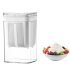 Milton Vintage Airtight Containers With Spoons For Kitchen Storage, Food Grade Plastic, Stackable & Transparent Organizer Jars, Masala Dabba, Set Of 3 (750Ml Each) For Tea, Coffee, Sugar, Dry Fruits
