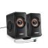 Frontech 2.0 Usb Powered Multimedia Speakers | 2 X 2.5W Drivers (5 Cm) | 3.5Mm Jack Connectivity | For Laptop, Pc, Tv, Mobile | 1 Year Warranty (Spk-0001, Black)
