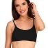 Jockey 1529 Women’s High Coverage Super Combed Cotton Elastane Stretch Mid Waist Shorties with Concealed Waistband_Black_L