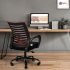 Da URBAN® Merlion Office Chair,High Back Mesh Ergonomic Home Office Desk Chair with 3 Years Warranty, Adjustable Armrests,Adjustable Lumbar Support,Tilt Lock Mechanism (Grey)