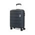 Kamiliant By American Tourister Small Harrier Edge 8W 56 Cms Cabin (Pp) Hard Sided 8 Wheels Spinner Luggage/Suitcase/Trolley Bag (Iron Grey) (Double Wheel)