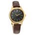 TIMEX Analog Watch for man with Grey Round Dial & Brown Leather Strap Band Water Resistant Men’s Wrist Watches – TWEG19608